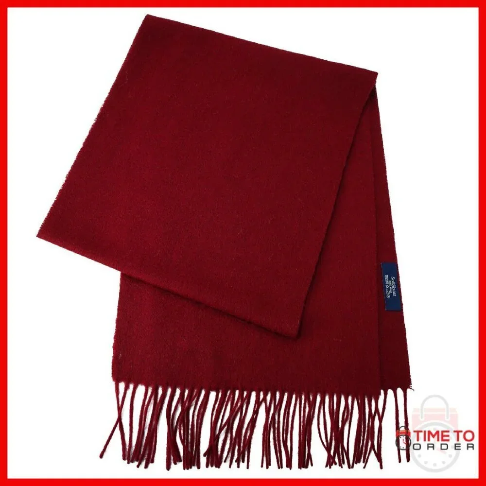 Lightweight Pure Wool Winter Scarf 70.8